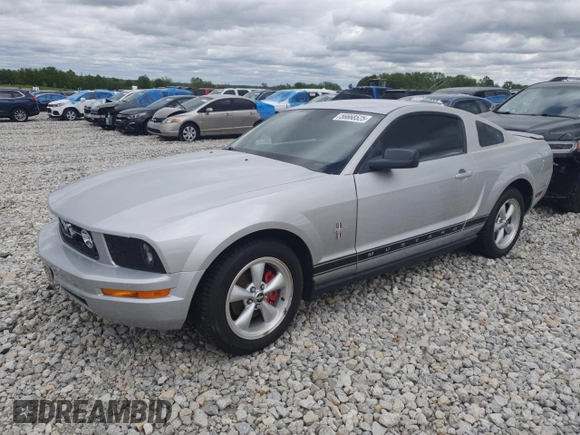 2007 Ford Mustang Deluxe z VIN 1ZVFT80N275364703, wystawiony jako Copart lot #56668525 z przebiegiem 183 132 mil mil oraz Czysty tytuł • Clean title. Historia ofert i sprzedaży dostępna na DreamBid. Obrazek 1.