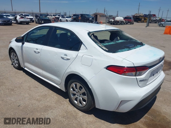2025 Toyota Corolla LE z VIN 5YFB4MDE0SP287827, wystawiony jako IAAI lot #42495435 z przebiegiem 7 062 mil mil oraz . Historia ofert i sprzedaży dostępna na DreamBid. Obrazek 3.