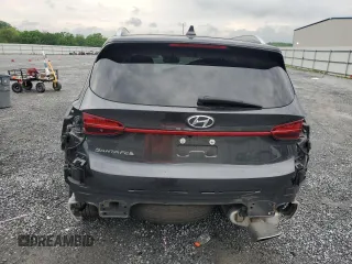 2022 Hyundai Santa Fe SEL with VIN 5NMS24AJ3NH409747, listed as a Copart auction lot 54400295 with 17,621 mi miles and Salvage Title. Bid and sale history available at DreamBid. Image 6.