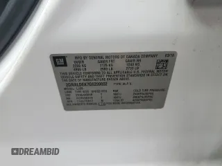 2016 Chevrolet Equinox LTZ z VIN 2GNALDEK7G6299802, wystawiony jako Copart lot #55445645 z przebiegiem Nie podano mil oraz Nie do naprawy • Non repairable. Historia ofert i sprzedaży dostępna na DreamBid. Obrazek 14.