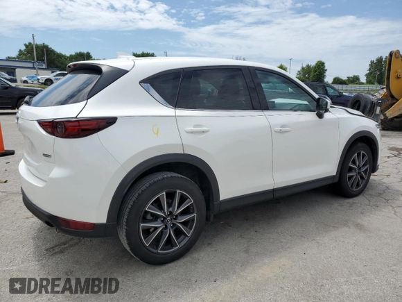 2018 Mazda CX-5 Grand Touring with VIN JM3KFBDM7J0302037, listed as a Copart auction lot 63021845 with Not provided miles and Salvage title. Bid and sale history available at DreamBid. Image 3.