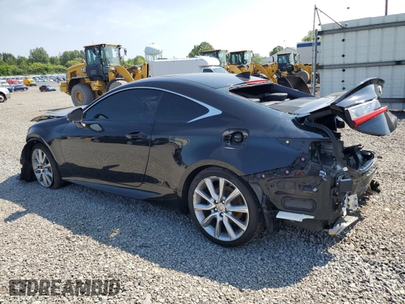 2016 Lexus RC 300 F Sport with VIN JTHSM5BC4G5002041, listed as a Copart auction lot 59631395 with 105,699 mi miles and Salvage title. Bid and sale history available at DreamBid. Image 2.