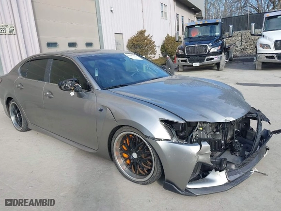 2016 Lexus GS F with VIN JTHBP1BL3GA001860, listed as a IAAI auction lot 41606674 with 35,401 mi miles. Bid and sale history available at carsss.com. Image 1.