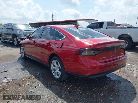 2024 Honda Accord LX z VIN 1HGCY1F23RA010647, wystawiony jako IAAI lot #42082178 z przebiegiem 26 514 mil mil oraz . Historia ofert i sprzedaży dostępna na DreamBid. Obrazek 3.