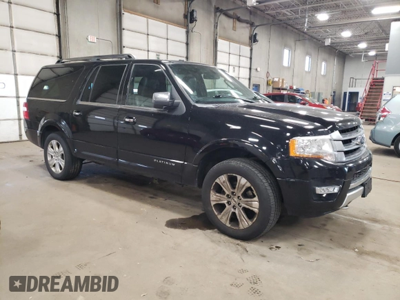 2016 Ford Expedition EL Platinum with VIN 1FMJK1MT6GEF02898, listed as a Copart auction lot 52981215 with 170,049 mi miles and Clean Title. Bid and sale history available at carsss.com. Image 4.