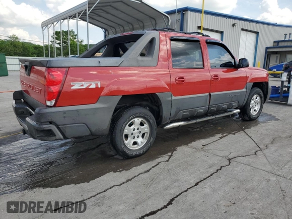 2004 Chevrolet Avalanche Z71 with VIN 3GNEK12T14G267265, listed as a Copart auction lot 54694225 with 143,103 mi miles and Salvage Title. Bid and sale history available at DreamBid. Image 3.