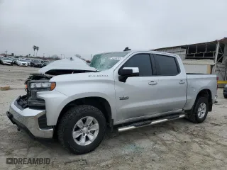 2019 Chevrolet Silverado 1500 LT with VIN 3GCPWCED0KG185109, listed as a Copart auction lot 42830245 with 63,540 mi miles and Salvage Title. Bid and sale history available at carsss.com. Image 1.