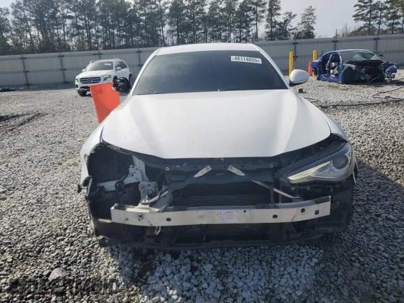 2019 Alfa Romeo Giulia Sport with VIN ZARFAMAN5K7599504, listed as a Copart auction lot 48114655 with 87,155 mi miles and Salvage title. Bid and sale history available at DreamBid. Image 5.