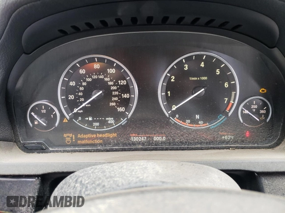 2011 BMW 7 Series 740Li with VIN WBAKB4C55BC575033, listed as a Copart auction lot 42975365 with 130,247 mi miles and Clean title. Bid and sale history available at DreamBid. Image 9.
