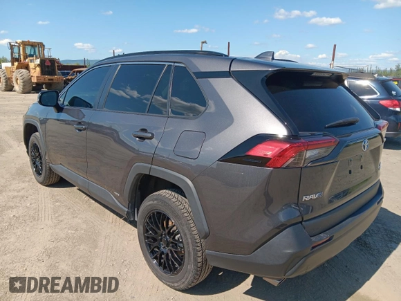 2022 Toyota RAV4 Hybrid XLE Premium with VIN 2T3B6RFV8NW035595, listed as a Copart auction lot 63302015 with 31,764 mi miles and Salvage title. Bid and sale history available at DreamBid. Image 2.