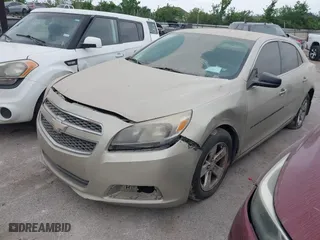 2013 Chevrolet Malibu LS with VIN 1G11B5SAXDF236880, listed as a IAAI auction lot 41897026 with 208,643 mi miles. Bid and sale history available at carsss.com. Image 2.
