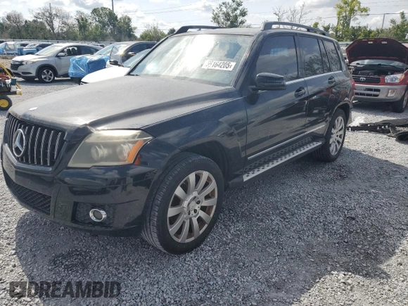 2012 Mercedes-Benz GLK 350 with VIN WDCGG5GB8CF794191, listed as a Copart auction lot 56164205 with 143,501 mi miles and Salvage Title. Bid and sale history available at DreamBid. Image 1.
