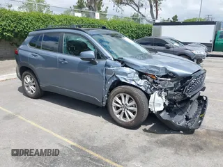 2022 Toyota Corolla Cross LE with VIN 7MUBAAAG1NV004852, listed as a IAAI auction lot 42251301 with 50,197 mi miles and . Bid and sale history available at DreamBid. Image 1.