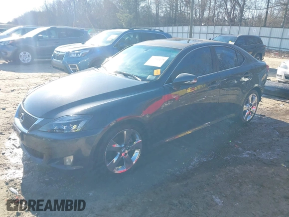 2009 Lexus IS 250 with VIN JTHBK262695105888, listed as a IAAI auction lot 41392279 with 193,151 mi miles and . Bid and sale history available at DreamBid. Image 18.