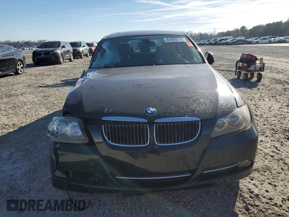 2007 BMW 3 Series 335i with VIN WBAVB73547PA86480, listed as a Copart auction lot 84990514 with 202,020 mi miles and Salvage Title. Bid and sale history available at carsss.com. Image 5.