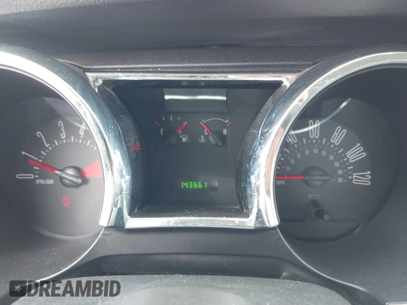 2007 Ford Mustang Deluxe with VIN 1ZVFT80N775357102, listed as a IAAI auction lot 41808731 with 143,661 mi miles. Bid and sale history available at carsss.com. Image 7.