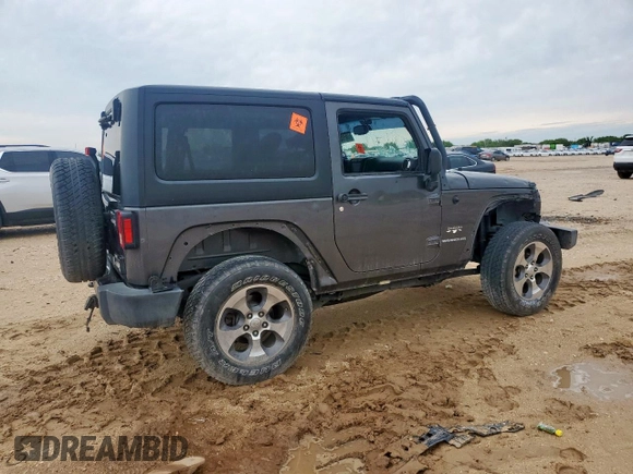 2017 Jeep Wrangler Sahara with VIN 1C4AJWBG4HL670837, listed as a Copart auction lot 60639525 with 153,049 mi miles and Salvage title. Bid and sale history available at DreamBid. Image 3.