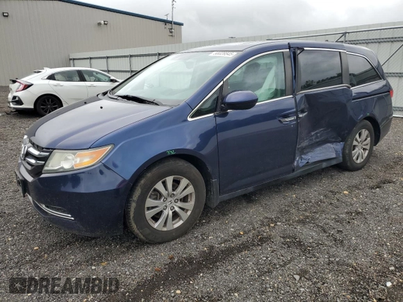 2016 Honda Odyssey EX-L z VIN 5FNRL5H61GB116310, wystawiony jako Copart lot #58028545 z przebiegiem 89 654 mil mil oraz Szkoda całkowita • Salvage title. Historia ofert i sprzedaży dostępna na DreamBid. Obrazek 1.