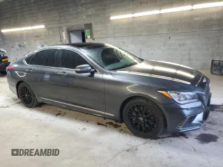 2019 Genesis G80 3.8L with VIN KMTFN4JEXKU324695, listed as a Copart auction lot 72415734 with 39,787 mi miles and Salvage Title. Bid and sale history available at carsss.com. Image 4.