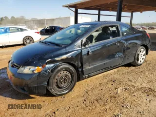 2008 Honda Civic Cpe LX with VIN 2HGFG126X8H568181, listed as a Copart auction lot 47339324 with 137,182 mi miles and Salvage Title. Bid and sale history available at carsss.com. Image 1.