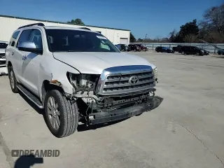 2008 Toyota Sequoia Platinum with VIN 5TDZY67A38S005767, listed as a Copart auction lot 43734955 with 274,995 mi miles and Salvage Title. Bid and sale history available at carsss.com. Image 11.