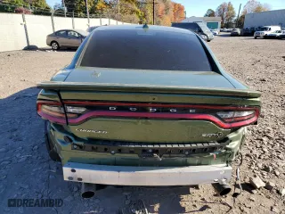 2022 Dodge Charger SRT Hellcat Widebody with VIN 2C3CDXL92NH136142, listed as a Copart auction lot 77452354 with 9,386 mi miles and Salvage Title. Bid and sale history available at carsss.com. Image 6.