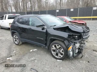 2021 Jeep Compass Limited z VIN 3C4NJDCB3MT593322, wystawiony jako Copart lot #45524575 z przebiegiem 43 105 mil mil oraz Szkoda całkowita • Salvage title. Historia ofert i sprzedaży dostępna na DreamBid. Obrazek 4.