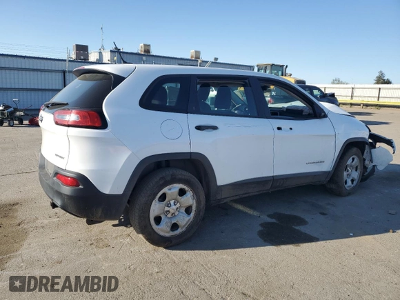 2014 Jeep Cherokee Sport with VIN 1C4PJLAB4EW241559, listed as a Copart auction lot 48268515 with 120,084 mi miles and Salvage Title. Bid and sale history available at DreamBid. Image 3.