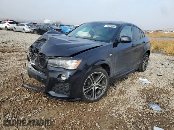2015 BMW X4 xDrive28i with VIN 5UXXW3C50F0M86600, listed as a Copart auction lot 78249063 with 0 mi miles. Bid and sale history available at carsss.com. Image 1.
