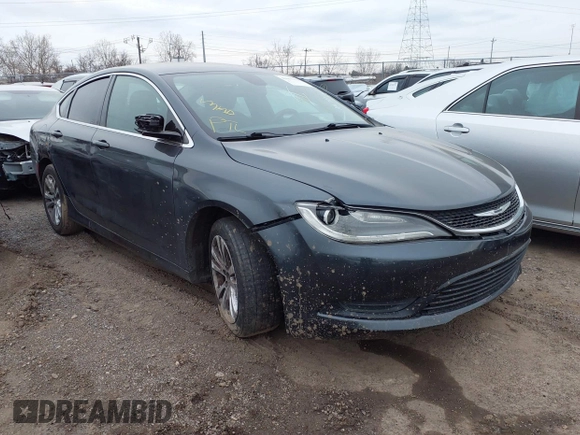 2017 Chrysler 200 Touring with VIN 1C3CCCFB5HN508644, listed as a IAAI auction lot 41653210 with 116,787 mi miles. Bid and sale history available at carsss.com. Image 1.