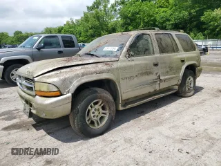 2001 Dodge Durango with VIN 1B4HS28N71F631719, listed as a Copart auction lot 74550714 with Not Provided miles and Salvage Title. Bid and sale history available at carsss.com. Image 1.