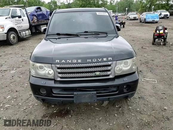 2006 Land Rover Range Rover Sport HSE with VIN SALSF25486A920825, listed as a Copart auction lot 58063625 with 218,694 mi miles and Salvage title. Bid and sale history available at DreamBid. Image 14.