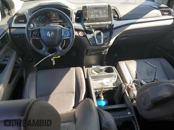 2020 Honda Odyssey Elite with VIN 5FNRL6H96LB037046, listed as a Copart auction lot 56552475 with 51,363 mi miles and Salvage title. Bid and sale history available at DreamBid. Image 8.