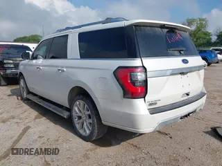 2019 Ford Expedition Max Platinum with VIN 1FMJK1MT9KEA54634, listed as a IAAI auction lot 42307984 with Not provided miles and . Bid and sale history available at DreamBid. Image 3.