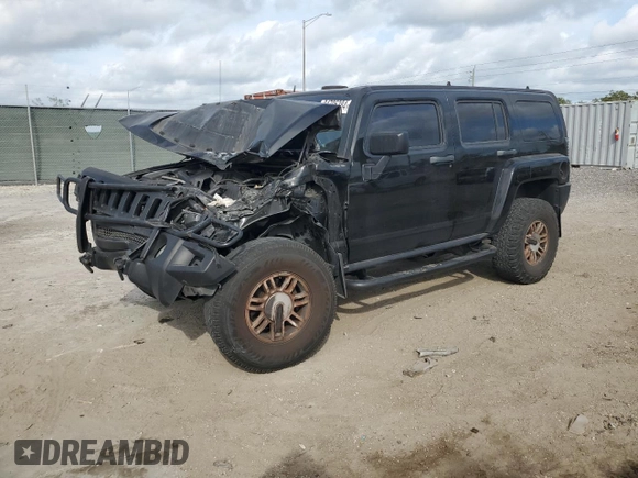 2006 Hummer H3 with VIN 5GTDN136768105601, listed as a Copart auction lot 84706384 with Not Provided miles and Salvage Title. Bid and sale history available at DreamBid. Image 1.