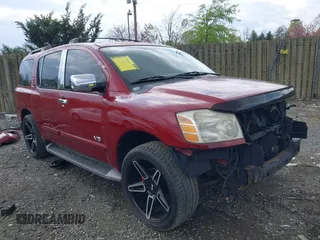 2005 Nissan Armada SE z VIN 5N1AA08B35N728697, wystawiony jako IAAI lot #42026114 z przebiegiem 107 823 mil mil oraz . Historia ofert i sprzedaży dostępna na DreamBid. Obrazek 1.