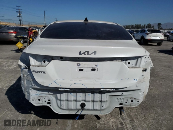 2023 Kia Forte LXS with VIN 3KPF24ADXPE558081, listed as a Copart auction lot 66794504 with 49,455 mi miles and Salvage Title. Bid and sale history available at carsss.com. Image 6.