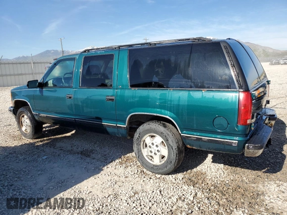 1995 Chevrolet Suburban with VIN 1GNFK16K6SJ398208, listed as a Copart auction lot 55222954 with 131,045 mi miles and Salvage Title. Bid and sale history available at carsss.com. Image 2.