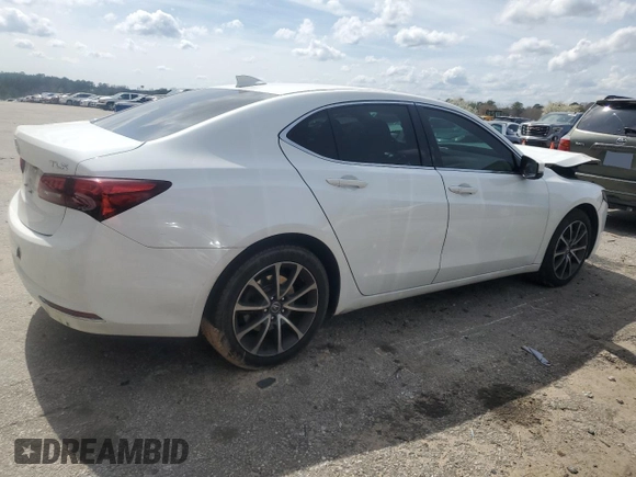 2016 Acura TLX V6 with VIN 19UUB2F35GA001837, listed as a Copart auction lot 49124445 with 0 mi miles and Salvage Title. Bid and sale history available at carsss.com. Image 3.