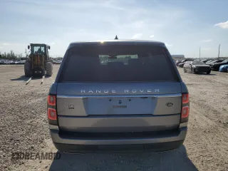 2022 Land Rover Range Rover Westminster with VIN SALGS2RU5NA466995, listed as a Copart auction lot 76800083 with 14,947 mi miles and Clean title. Bid and sale history available at DreamBid. Image 6.