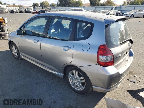 2007 Honda Fit Sport with VIN JHMGD37617S024934, listed as a Copart auction lot 78197174 with 227,377 mi miles and Salvage Title. Bid and sale history available at carsss.com. Image 2.