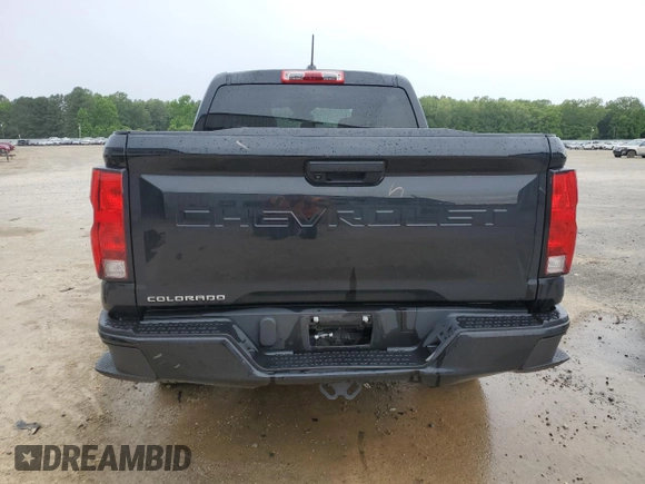 2024 Chevrolet Colorado 2WD Work Truck with VIN 1GCGSBEC2R1125077, listed as a Copart auction lot 56012425 with 15,917 mi miles and Clean Title. Bid and sale history available at DreamBid. Image 6.