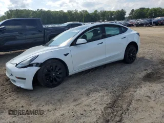 2023 Tesla Model 3 z VIN 5YJ3E1EA2PF460228, wystawiony jako Copart lot #58920955 z przebiegiem Nie podano mil oraz Szkoda całkowita • Salvage title. Historia ofert i sprzedaży dostępna na DreamBid. Obrazek 1.