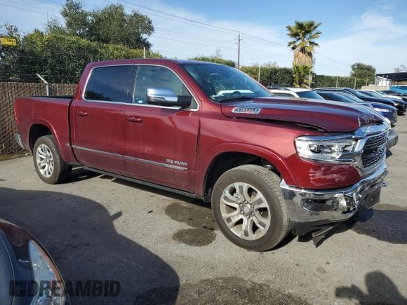 2023 Ram 1500 Limited with VIN 1C6SRFHM1PN532886, listed as a Copart auction lot 44567185 with 6,226 mi miles and Salvage title. Bid and sale history available at DreamBid. Image 4.