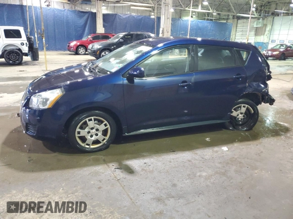 2009 Pontiac Vibe w/1SB with VIN 5Y2SP67039Z432894, listed as a Copart auction lot 37160004 with 0 mi miles and Clean Title. Bid and sale history available at carsss.com. Image 1.