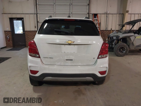 2017 Chevrolet Trax LT with VIN KL7CJPSB7HB243335, listed as a IAAI auction lot 41705724 with 85,309 mi miles. Bid and sale history available at carsss.com. Image 16.