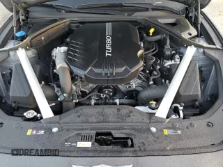 2023 Genesis G70 3.3T with VIN KMTG54TE9PU119801, listed as a Copart auction lot 71101794 with 17,677 mi miles and Non Repairable. Bid and sale history available at carsss.com. Image 11.