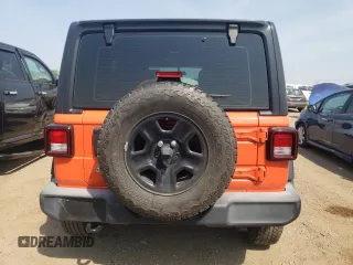 2018 Jeep Wrangler Unlimited Sport S с VIN 1C4HJXDN2JW246657, выставлен на аукционе Copart как лот 60331945 с пробегом 61 071 миль миль и Списание • Salvage title. История ставок и продаж доступна на DreamBid. Изображение 6.