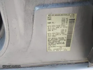 2012 Nissan Pathfinder LE with VIN 5N1AR1NNXCC626223, listed as a IAAI auction lot 41605858 with 234,382 mi miles. Bid and sale history available at carsss.com. Image 9.