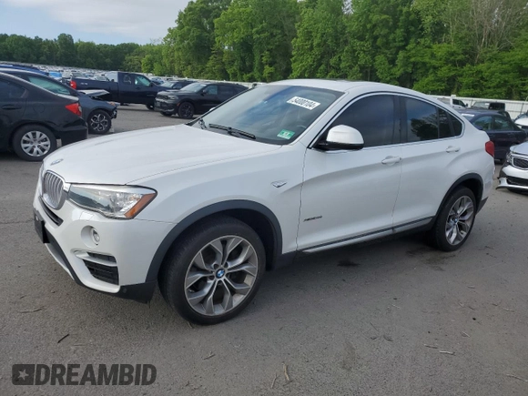 2016 BMW X4 xDrive28i with VIN 5UXXW3C51G0R21707, listed as a Copart auction lot 54000104 with 116,360 mi miles and Salvage Title. Bid and sale history available at carsss.com. Image 1.